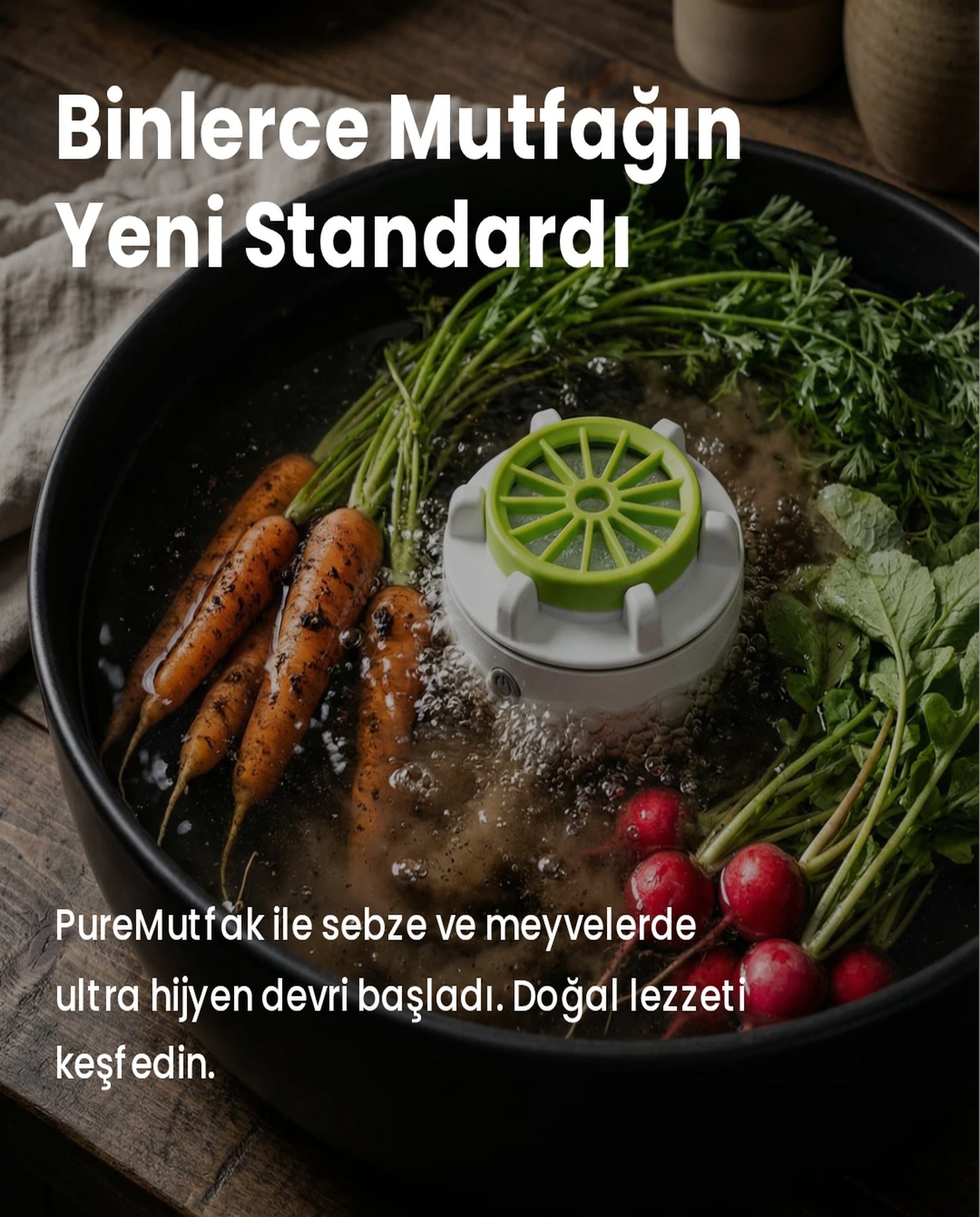 Sebze & Meyve Ultrasonik Temizleyici